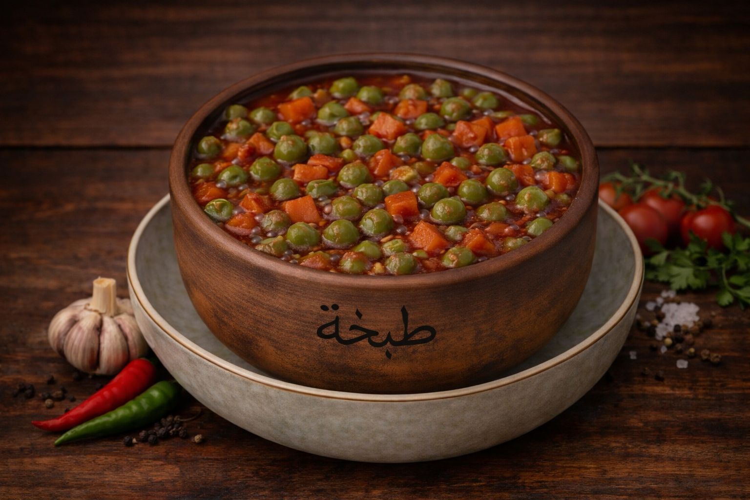 بسلة بالجزر بدون لحمة