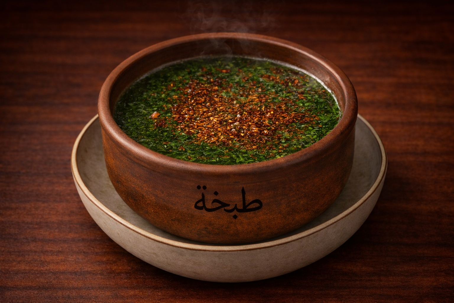 ملوخية بدون لحمة