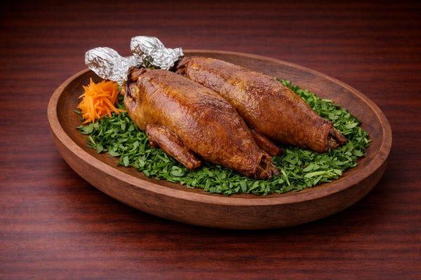 جوز حمام محشي (رز أو فريك)