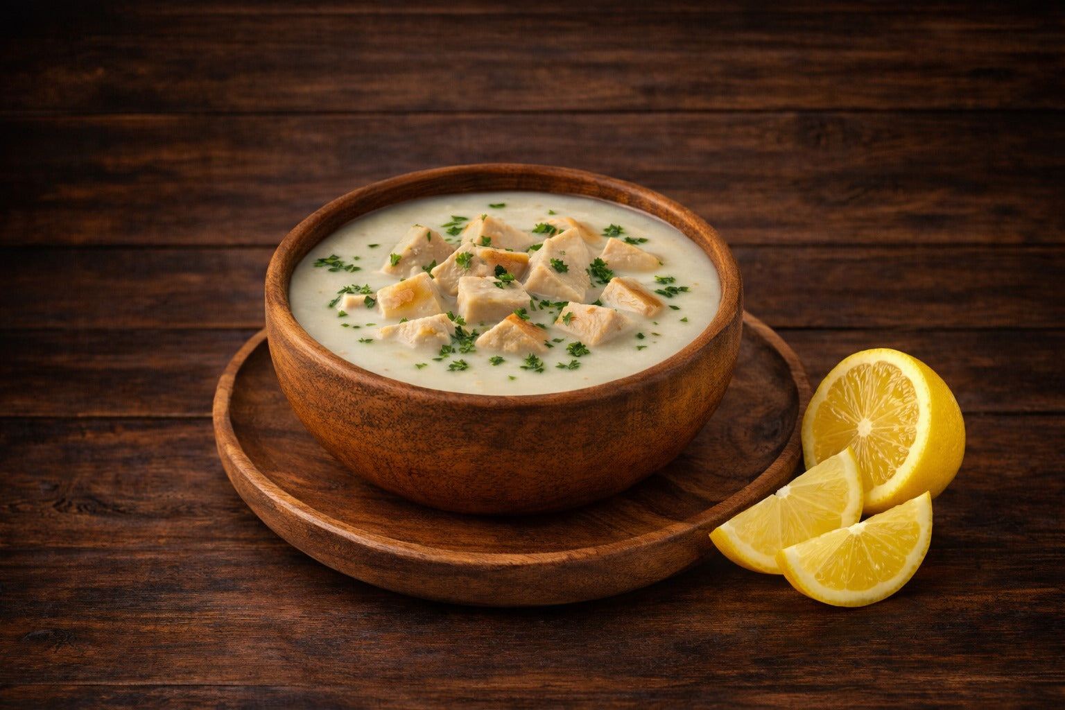 شوربة الفراخ بالكريمة