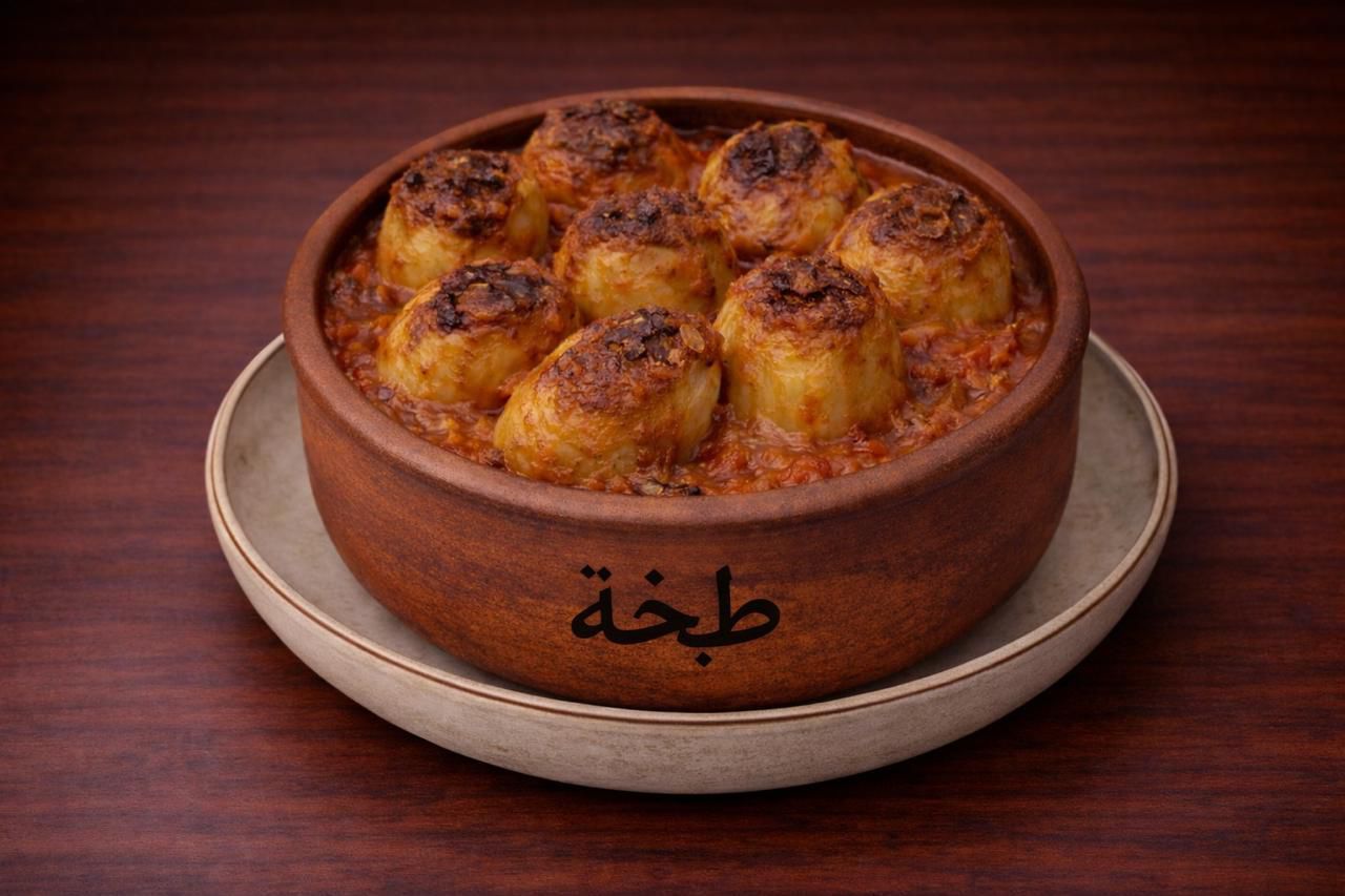 بطاطس محشيه باللحمة المفرومة